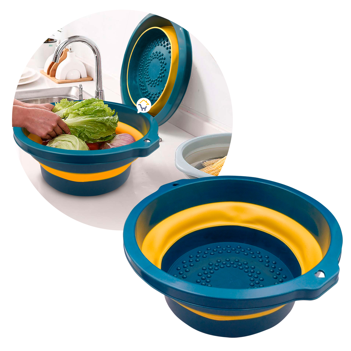 Miniatura 3 de Balde Plegable Multiusos Cubeta COCI106